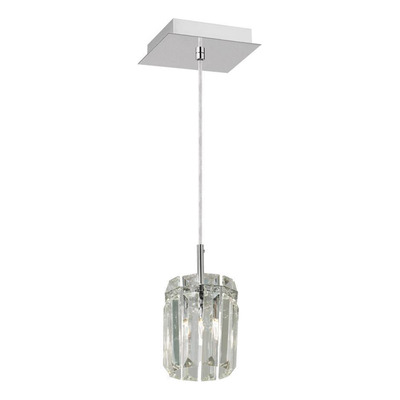 Colgante 1 Luz Canopus Cristal Apto Led G9 Deco Moderno Pal