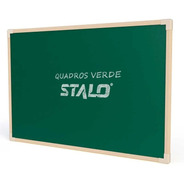 Lousa Quadro Escolar Verde Liso Madeira Neo Stalo 120x90 Cm