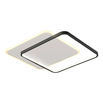 Plafón Aro Led 77w Cct Ø50×165cm Negro Mks Negro