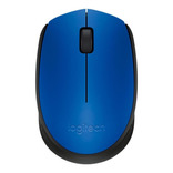 Mouse inalámbrico Logitech  M170 M170 azul y negro