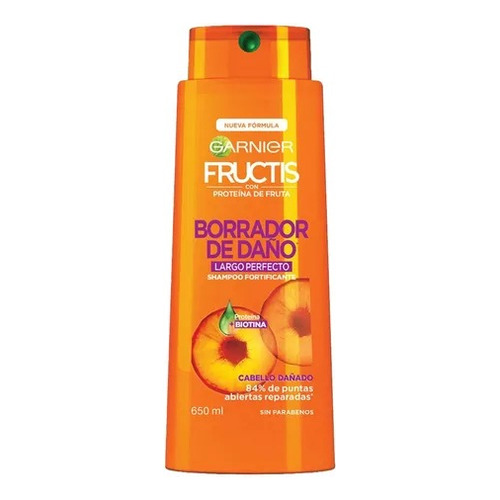 Garnier Fructis Borrador De Daño Shampoo Reparador 650ml