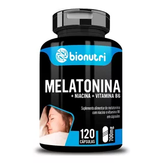 Melatonina 120 Cápsulas 105mg Bionutri