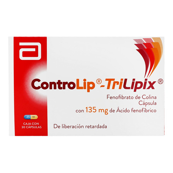 Controlip Trilipix 30 Cápsulas 135mg