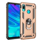 Funda Uso Rudo Huawei P Smart 2019 Con Cristal Templado 9d