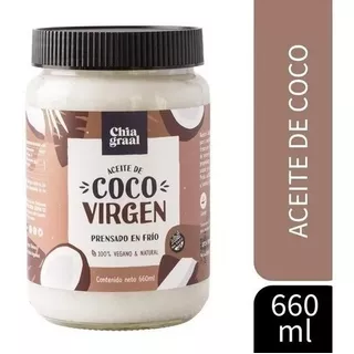 Aceite De Coco Virgen X 660 G Chia Graal