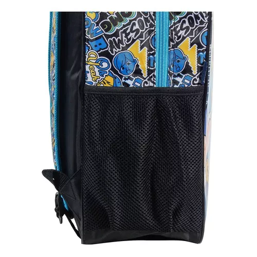 Mochila Escolar Infantil Brancoala Oficial Cor Azul/preto