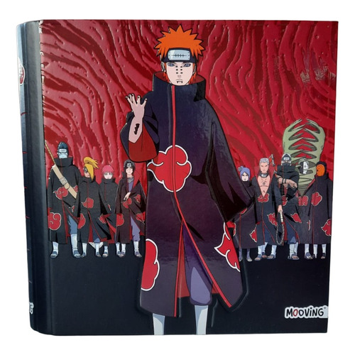 Mooving Carpeta Escolar Naruto 3x40 1001243 Color Nagato Pelo Naranja