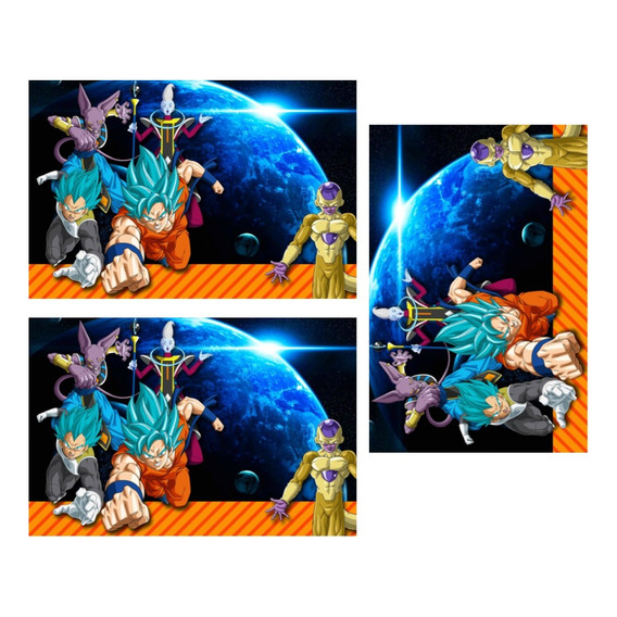 Kit Imprimible Cumpleaños Super Dragon Ball Goku