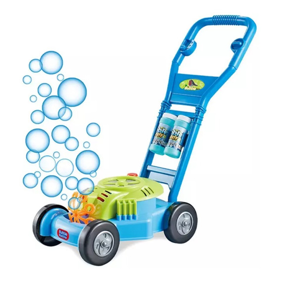 Carrito Caminador Lanza Burbujas Azul Spacezat