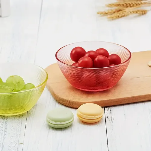 X6 Bowl De Vidrio Compoteras Color | MercadoLibre