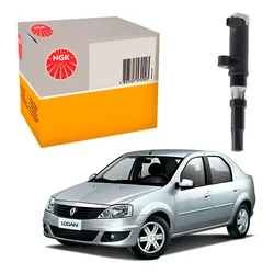  1 Bobina Ignição Ngk Renault Logan 1.6 16v K4m 2007 A 2013