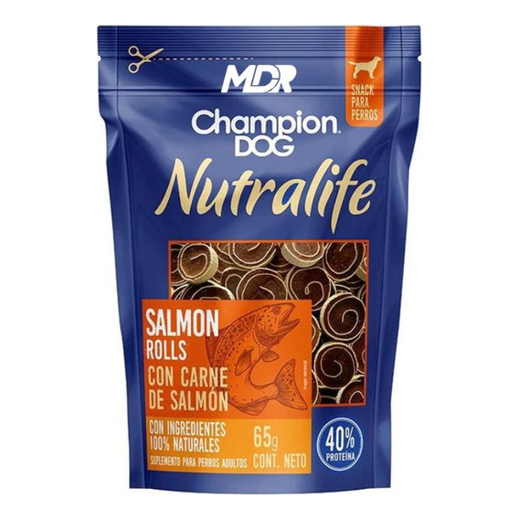 Champion Dog Snack Nutralife Salmon Rolls 65gr | Mdr