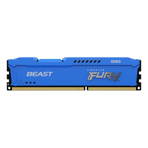 Memoria RAM gamer color azul  8GB 1x8GB Kingston KF316C10B/8