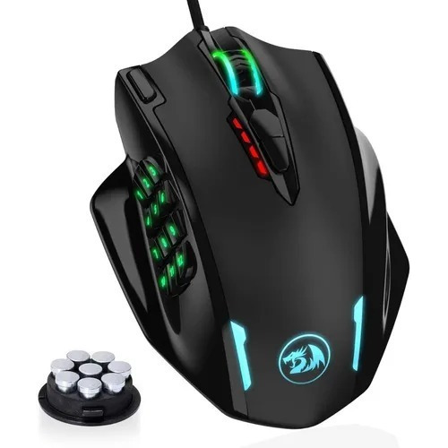 Mouse gamer de juego Redragon  Impact M908 negro