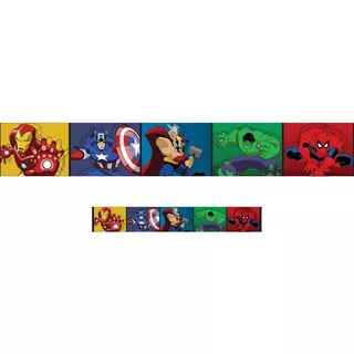 Faixa Decorativa Os Vingadores Infantil Marvel Hd