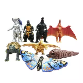 Godzilla Rey De Los Monsruos Espectacular Set X 8 Fig Loose 