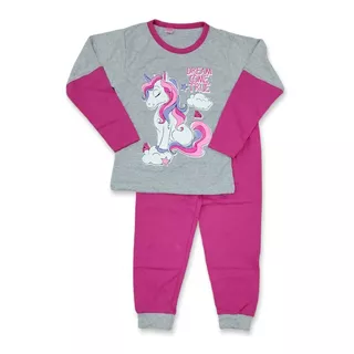 Pijama Nena Invierno Personajes Unicornio Stitch Scam Lady