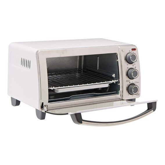 Horno de mesa eléctrico Black+Decker TO1755 10L blanco 120V