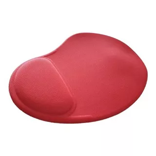Mousepad Ergonômico Apoio Punho Pulso Confortável Vermelho