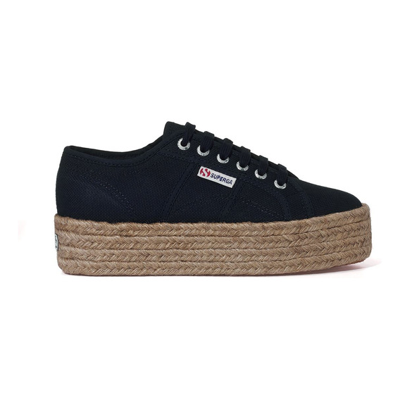 Tenis Plataforma Azules 2790 Rope Mujer Superga Superga