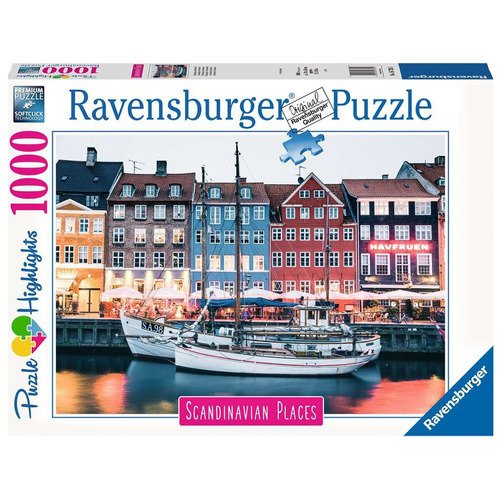 Rompecabezas Puzzle 1000 Copenhague, Dinamarca Ravensburger
