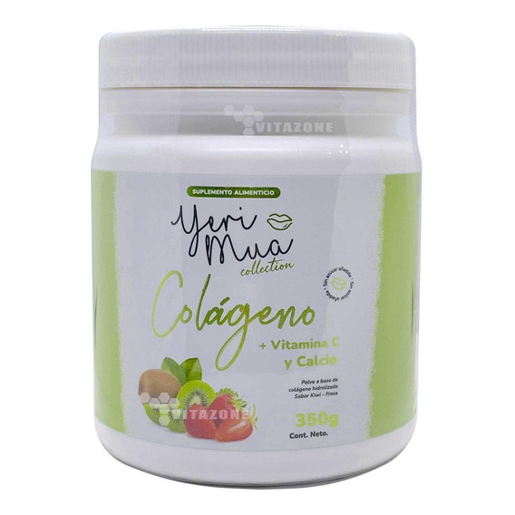 Colágeno Hidrolizado Yeri Mua 350 Gr Fresa Kiwi Sin Azúcar