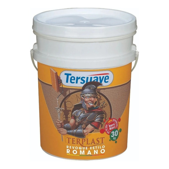 Tersuave Terplast Romano 30 Kgs Grano Mediano - Color Gris Roca