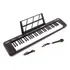 Organo musical Teclado piano Instrumento 61 Teclas Micrófono 200 Tonos y ritmos con microfono IMBACK