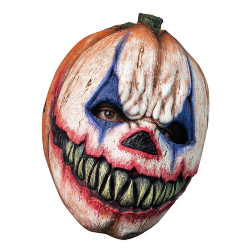 Máscara De Pumpkin Clown Halloween 26956 Color Blanco Diseño Pumpkins