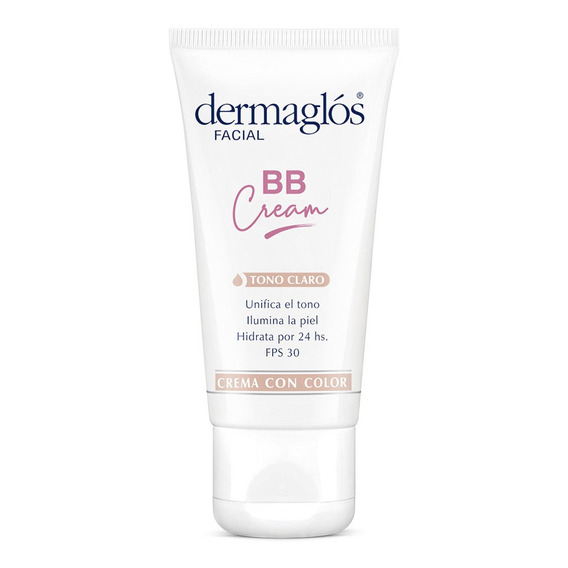 Crema Facial Dermaglós Bb Cream Fps 50 Tono Claro X 50 G