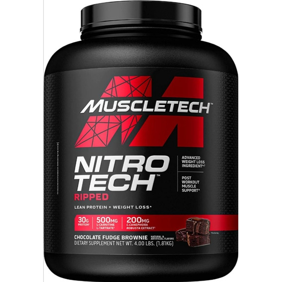 Proteina Muscletech Nitrotech Ripped 4 Libras 