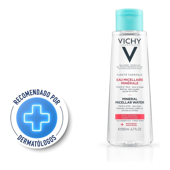 Agua Micelar Mineral Piel Sensible 200ml Vichy