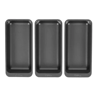 Set De 3 Moldes Rectangulares Chicos Antiadherente Wilton