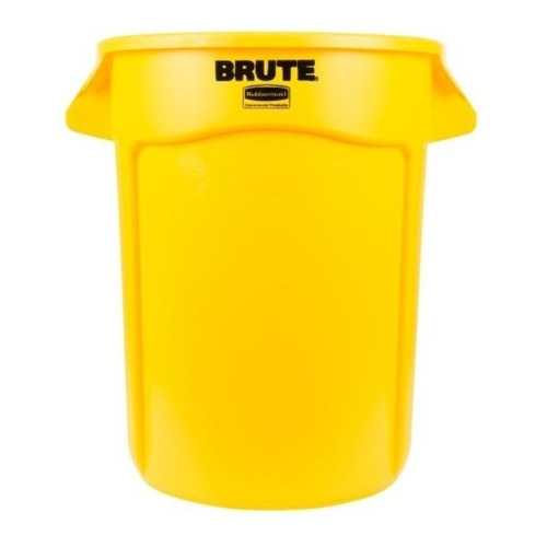 Rubbermaid Color Amarillo Brute 121 Litros Contenedor De Basura  