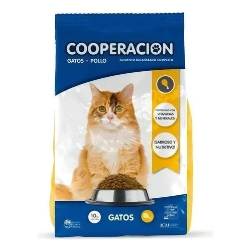 Cooperacion Gato Adulto 10 Kg Pollo- Guau Yeah 