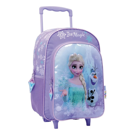 Mochila Frozen Carro 16 PuLG Escolar Let It Go Pelicula