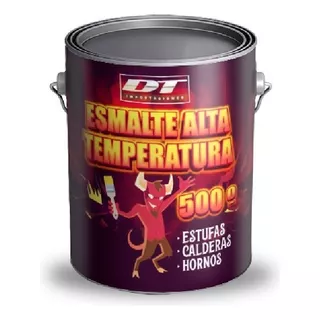 Esmalte Alta Temperatura 500º Calefactor Estufa - 250ml Color Gris/grafito