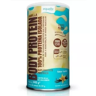 Proteína, Body Protein Baunilha. 100% Proteína Isolada.