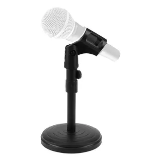 Suporte De Mesa Para Microfone Mini Pedestal Estúdio