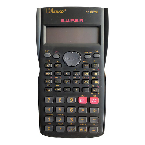 Calculadora científica Kenko KK-82ms, color negro