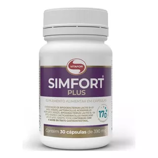 Simfort Probiotico Vitafor Plus Em Cápsulas 30caps 17bilhoes