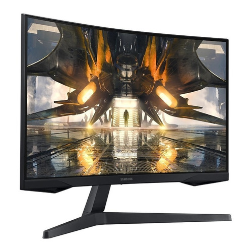 Monitor Samung Gamer 165 Hz Odyssey G5 27'' Wqhd - Curvo Color Negro