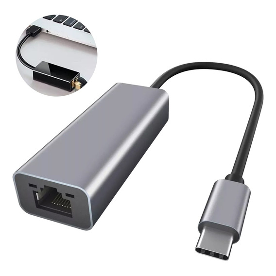 Adaptador Usb-c 3.1 Ethernet Red Lan Rj45 10/100 Mbps