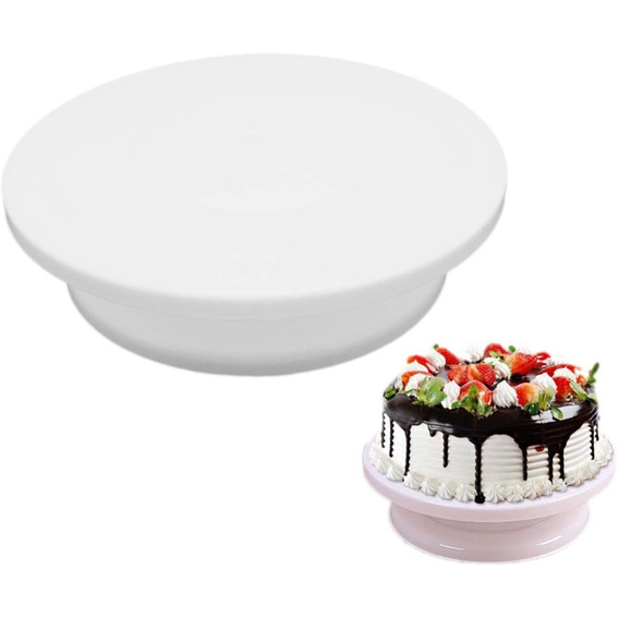 Base Soporte Plato Giratorio Torta Dulce 32 Cm