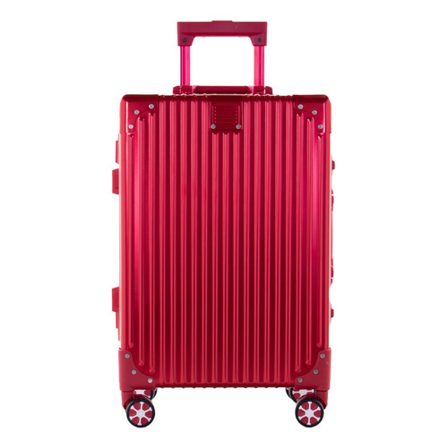 Valija Carry On Cabina de Aluminio T-Onebag Candato TSA Ruedas 360 grados Color Rojo