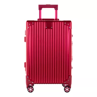 Valija Carry On Cabina De Aluminio T-onebag Candato Tsa Ruedas 360 Grados Color Rojo