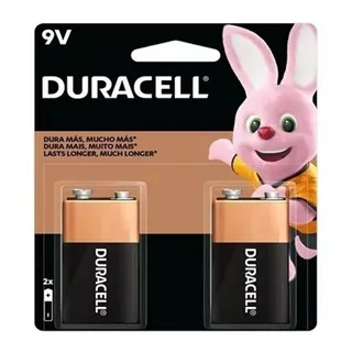 Bateria Alcalina 9v Duracell Com 2 Unidades