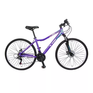Mountain Bike Femenina S-pro Zero 3  2023 R27.5 21v Frenos De Disco Mecánico Cambios Shimano Tourney Tx50 Color Violeta Con Pie De Apoyo