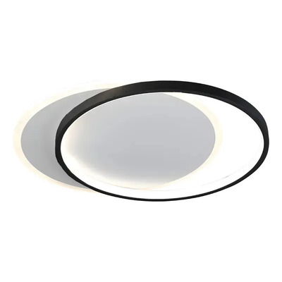 Plafón Aro Led 66w Cct Ø40×155cm Negro Mks Negro