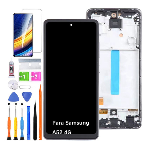 Pantalla Para Samsung A52 4g A525m A525f Con Marco Incell